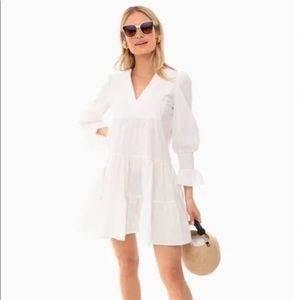 White Cotton Poplin Kenzo Dress - Tuckernuck - Pomander Place